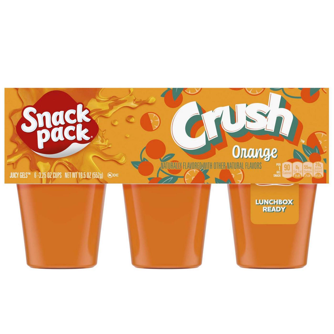 Snack Pack Crush Orange Juicy Gels Cups; image 1 of 5