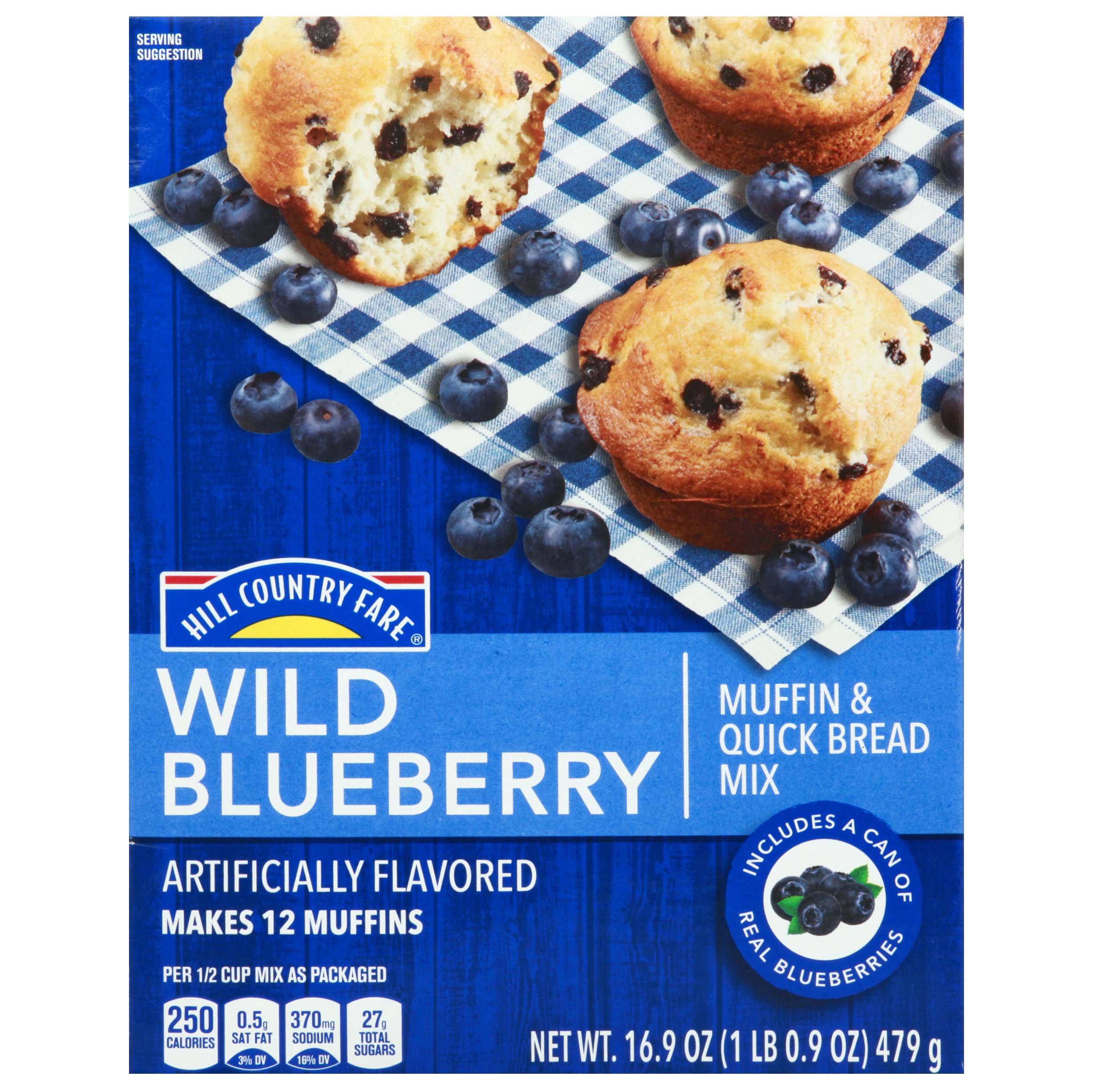 Hill Country Fare Wild Blueberry Muffin & Quick Bread Shop Baking