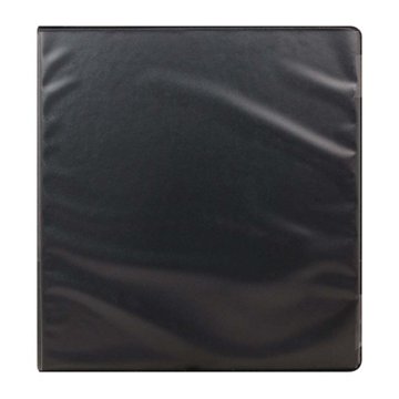 H-E-B D Ring Durable View Binder - Black, 1.5"