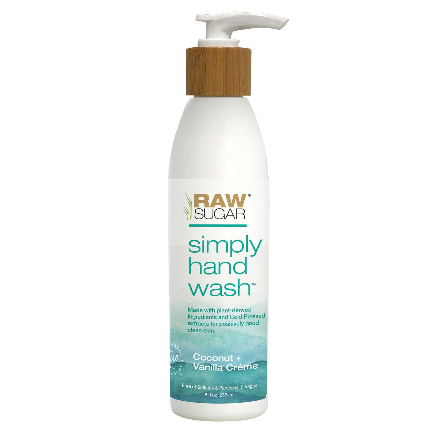 Raw Sugar Simply Hand Wash Coconut + Vanilla Creme Shop Cleansers