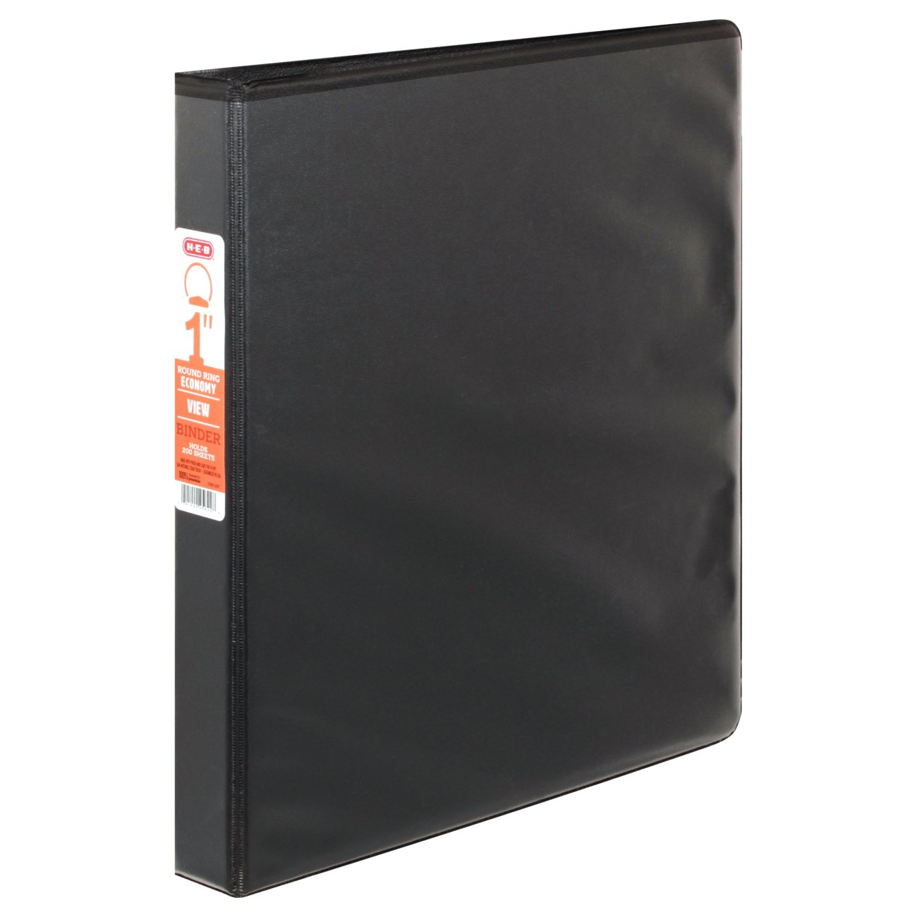 H-E-B Durable View Binder - Black - Shop School & Office Supplies At H-E-B