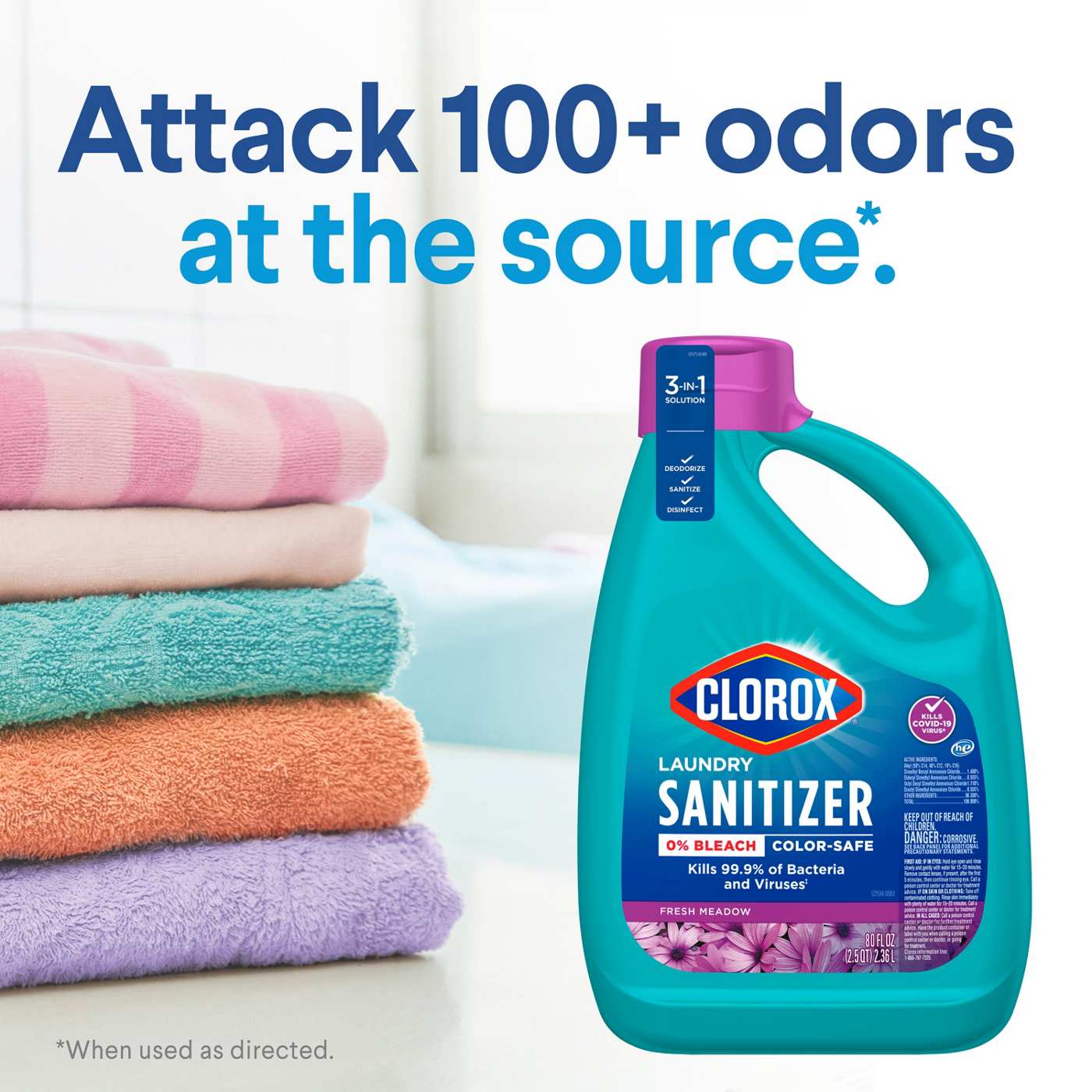 Clorox Laundry Sanitizer - Clean Linen; image 5 of 5