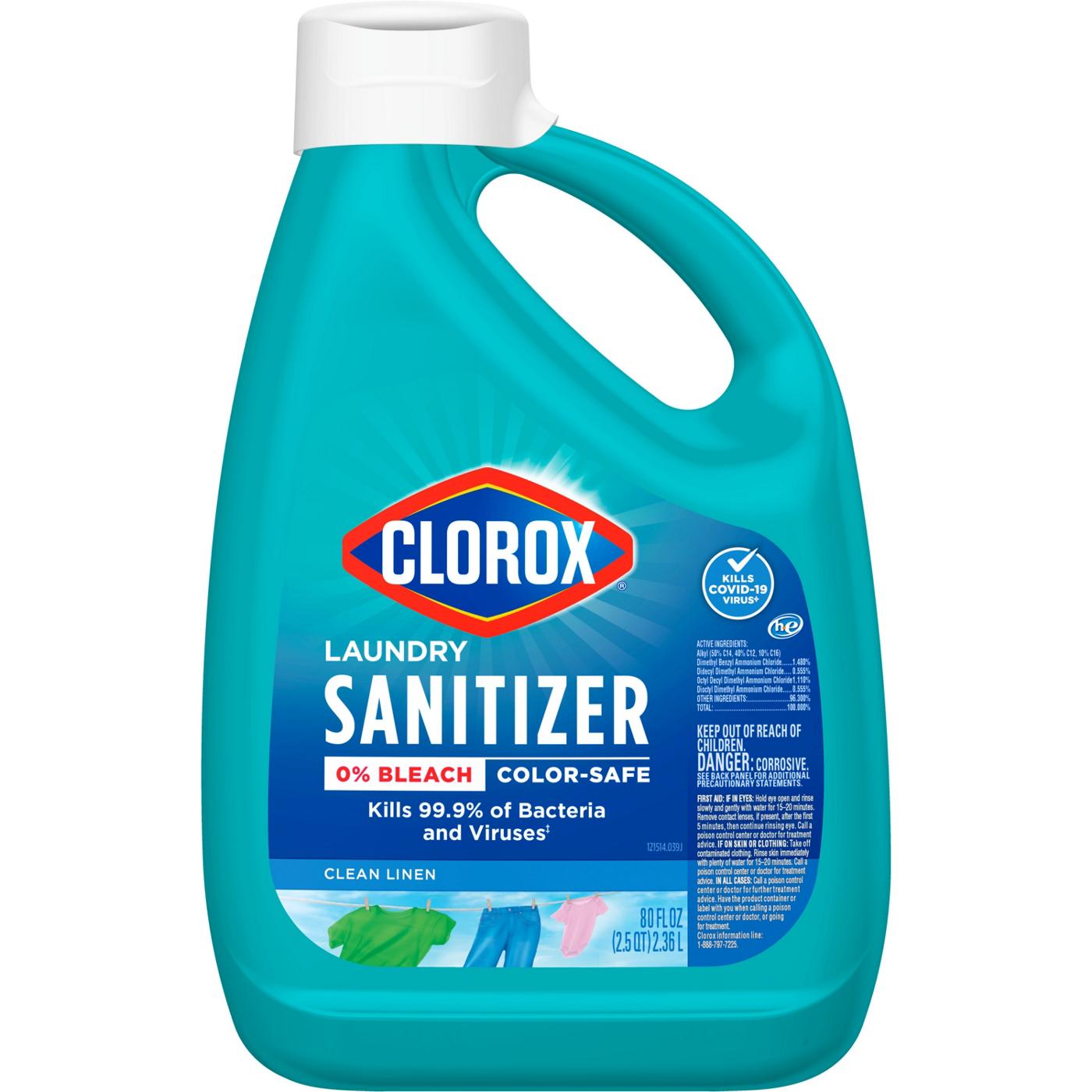 Clorox Laundry Sanitizer - Clean Linen; image 9 of 10