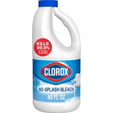Clorox Splash-Less Bleach - Regular, 40 oz