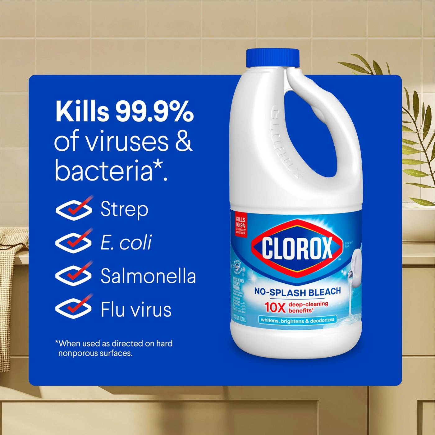 Clorox Splash-Less Bleach - Regular; image 6 of 9