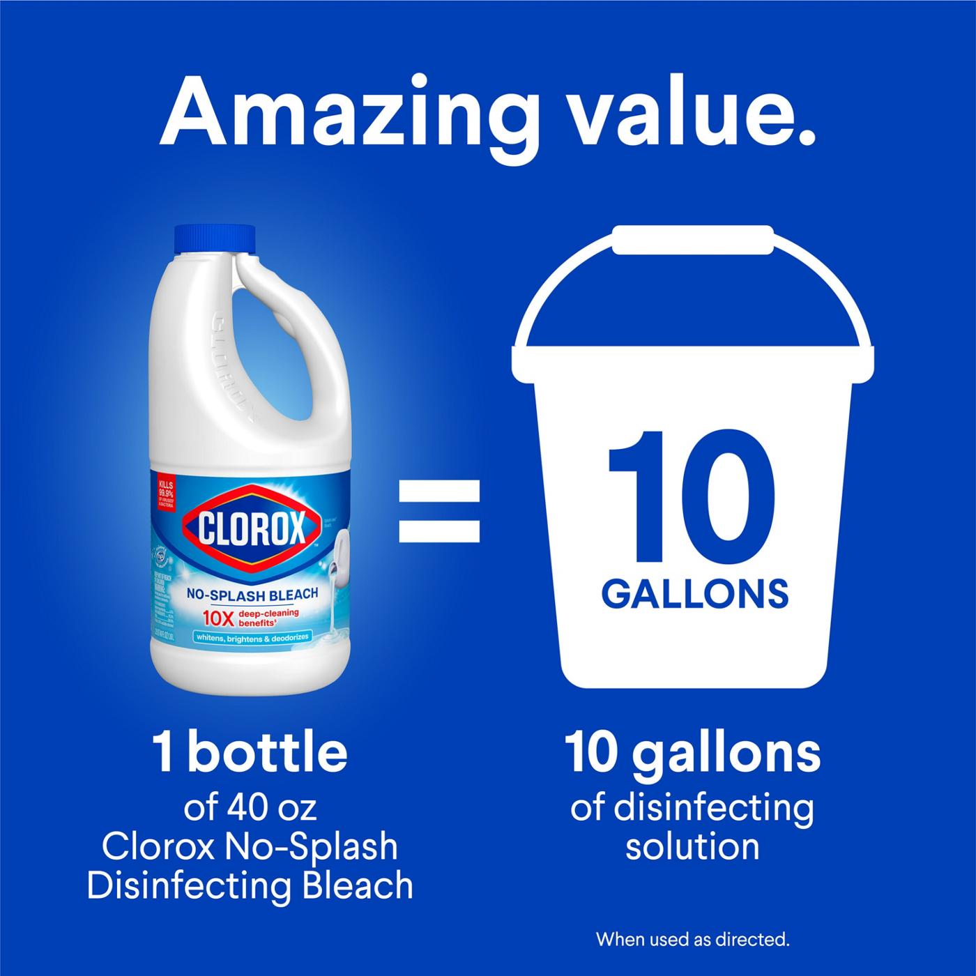 Clorox Splash-Less Bleach - Regular; image 8 of 9