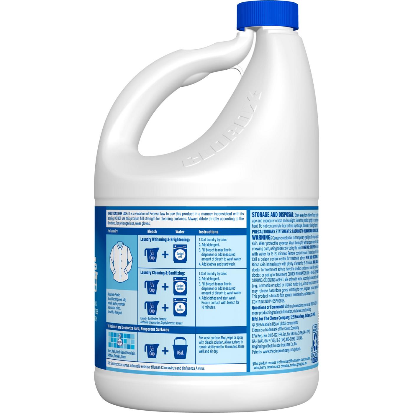 Clorox Splash-Less Bleach - Regular; image 2 of 10
