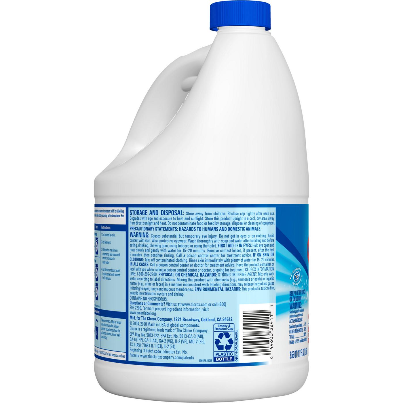 Clorox Splash-Less Bleach - Regular; image 5 of 8