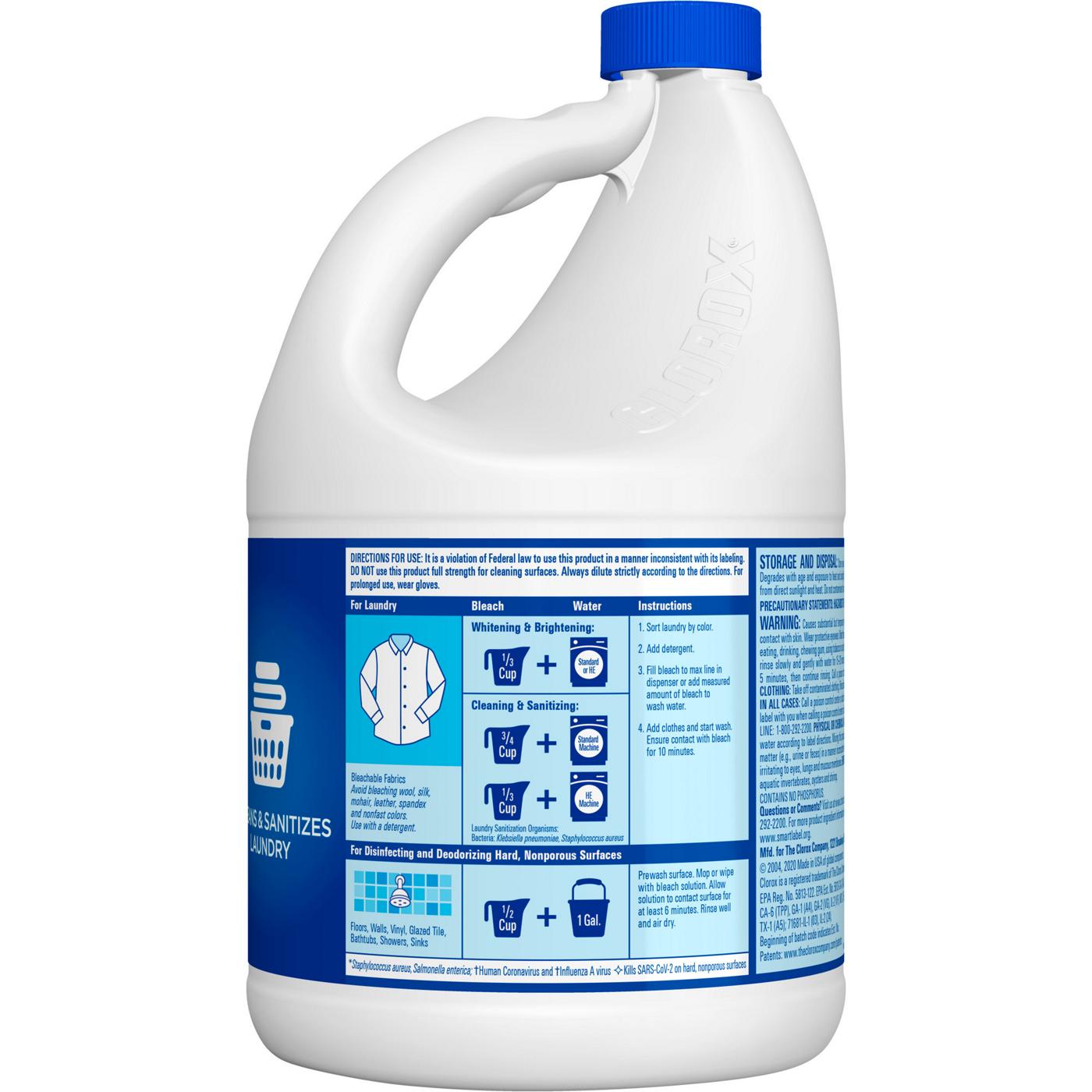 Clorox Splash-Less Bleach - Regular; image 8 of 8