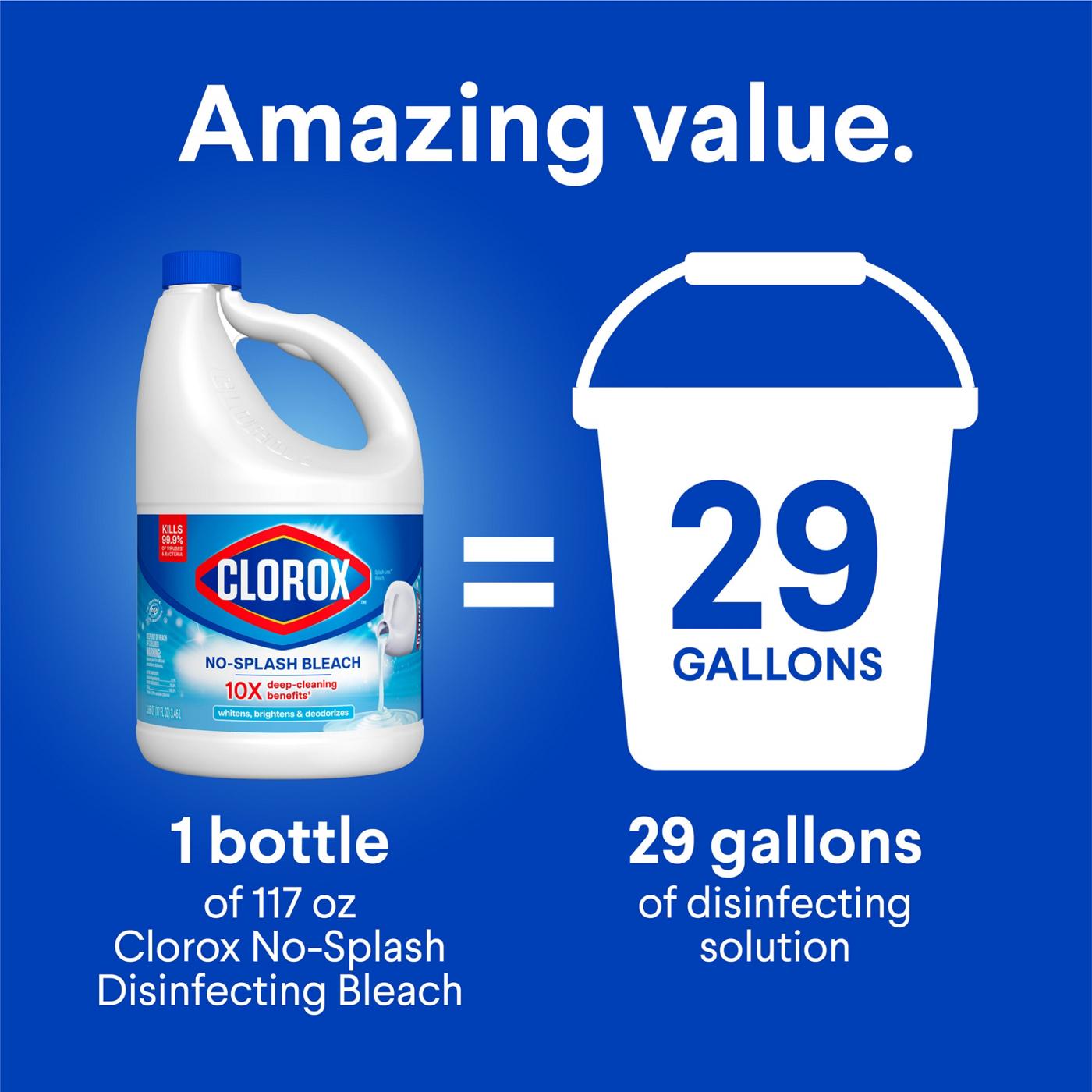 Clorox Splash-Less Bleach - Regular; image 10 of 10