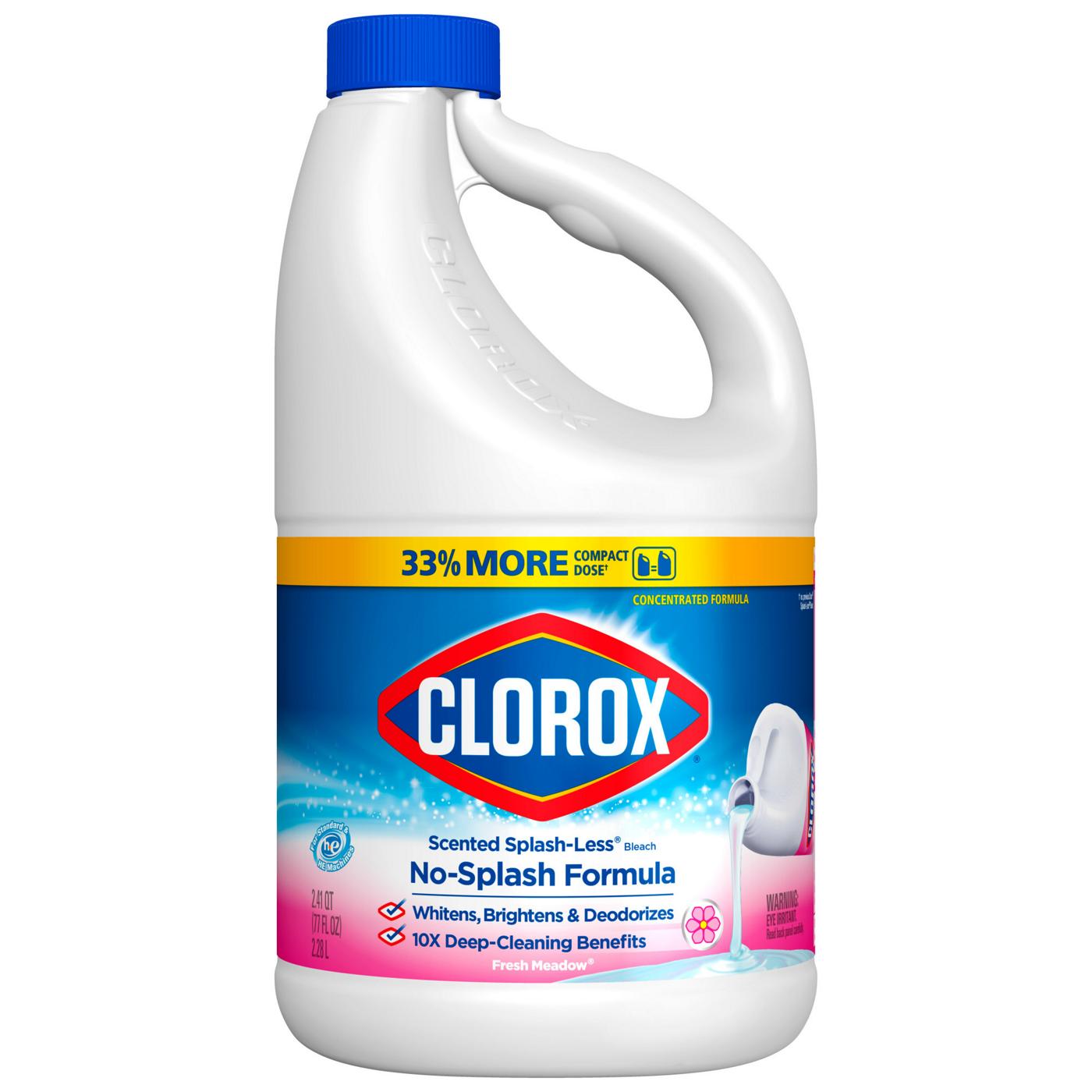 Clorox No-Splash Concentrated Bleach - Fresh Meadow; image 1 of 7