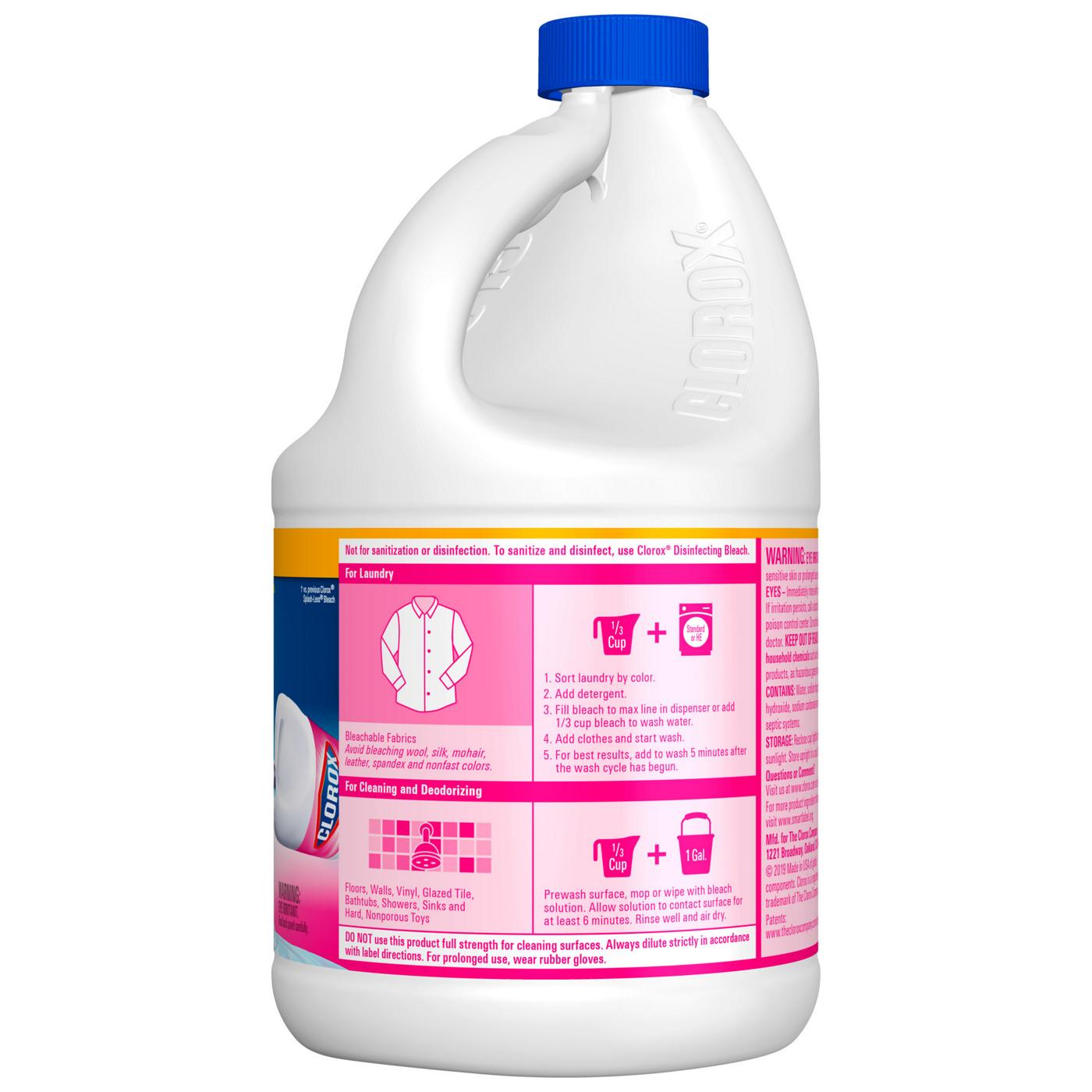 Clorox No-Splash Concentrated Bleach - Fresh Meadow; image 5 of 7