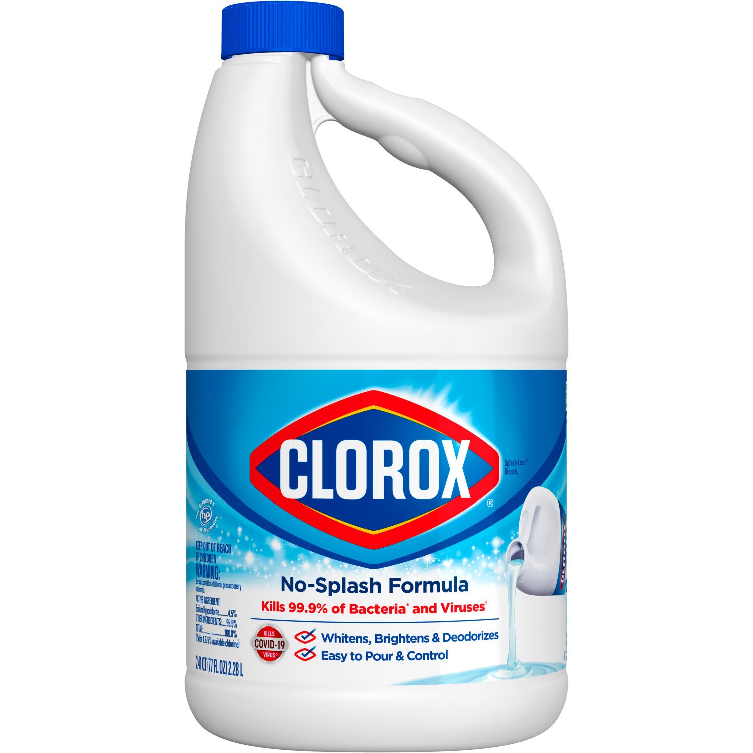 Clorox Splash-less Regular Liquid Bleach