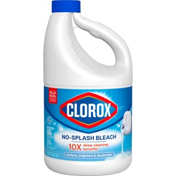Clorox Splash-Less Disinfecting Bleach - Regular, 77 oz