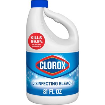 Clorox Disinfecting Bleach - Concentrated Formula - Regular, 81 oz