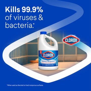Clorox Disinfecting Bleach - Concentrated Formula - Regular, 81 oz