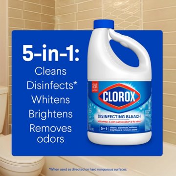 Clorox Disinfecting Bleach - Concentrated Formula - Regular, 81 oz