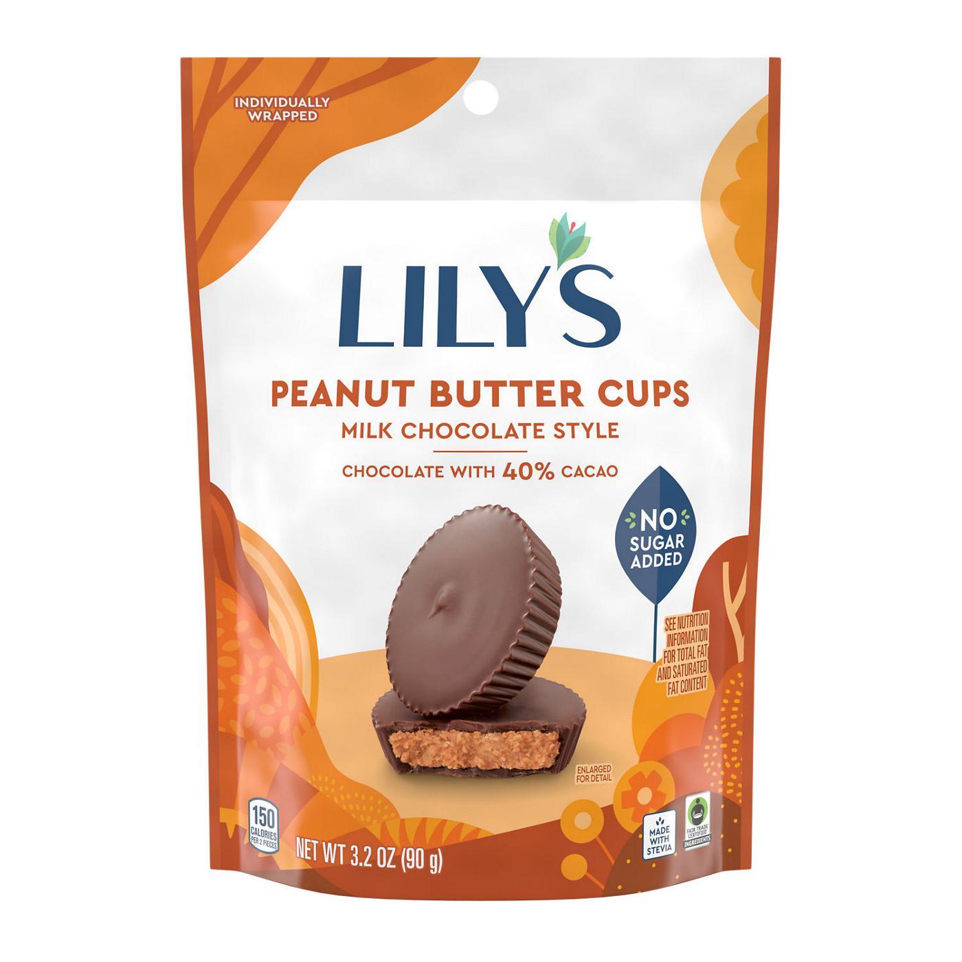 Lily's Milk Chocolate Style Peanut Butter Cups; image 1 of 6