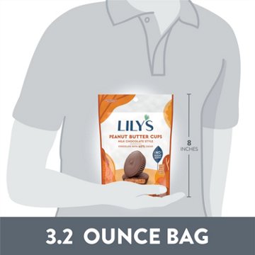 Lily's Milk Chocolate Style Peanut Butter Cups, 3.2 oz