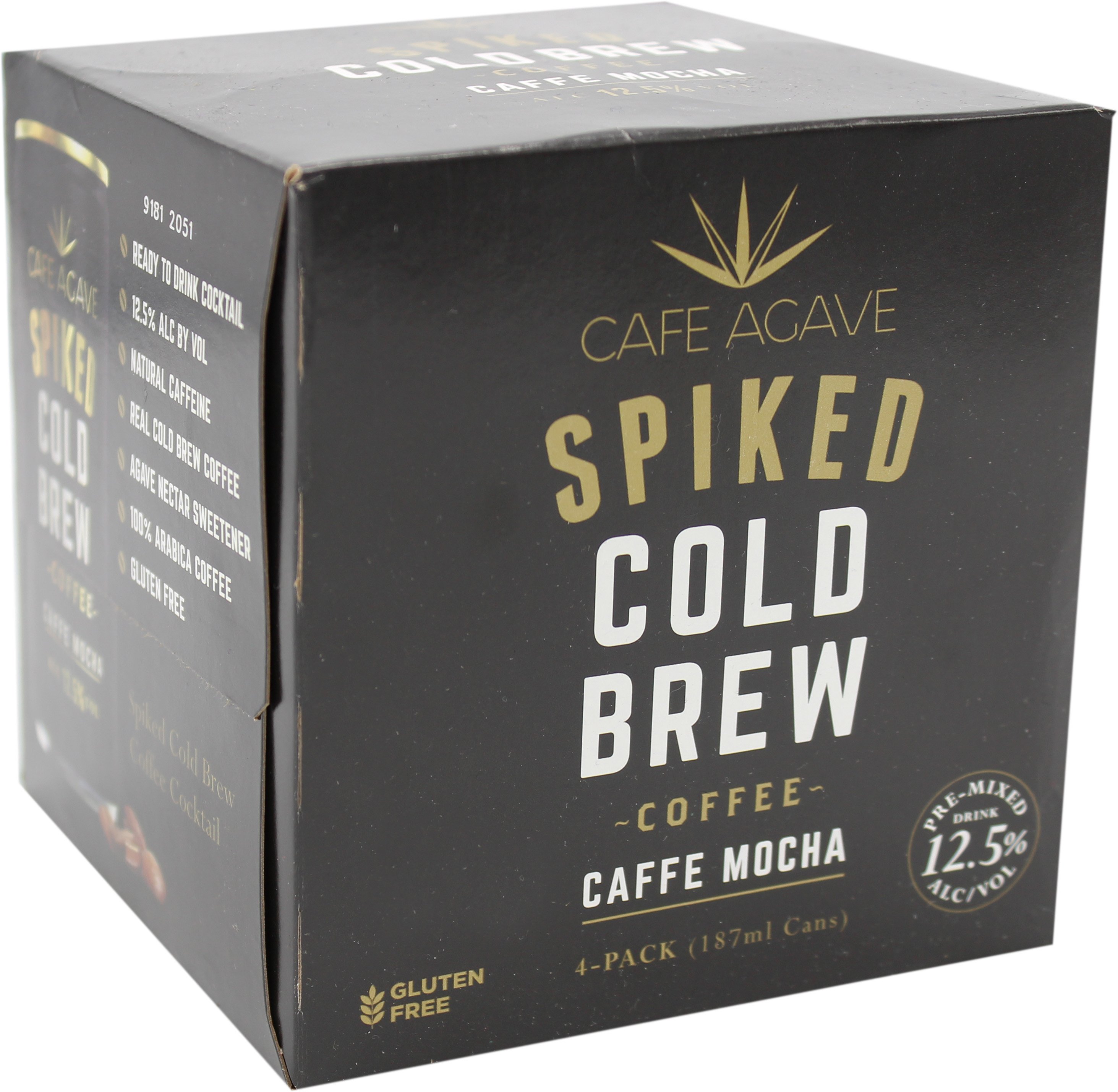Cafe Agave Caffe Mocha Spiked Cold Brew Coffee 6.3 oz Cans Shop