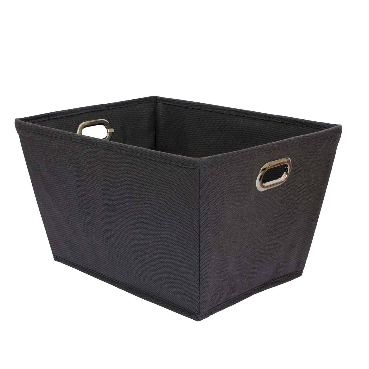 Home Expressions Gray Fabric Storage Tote Shop Storage & Organization