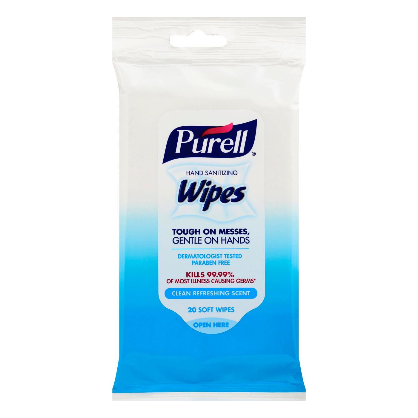 Purell Hand Sanitize Wipes; image 1 of 3