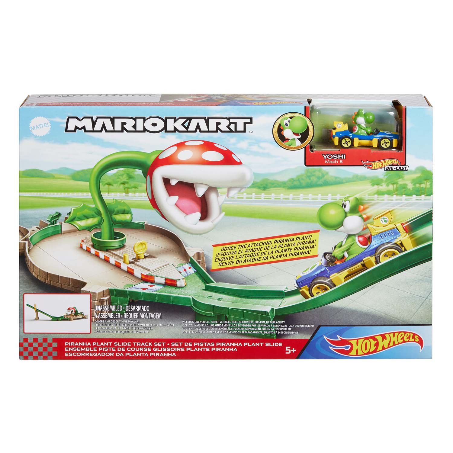 First Appearance Luigi Brand New Details about HOT WHEELS Mario Kart Thwomp ...