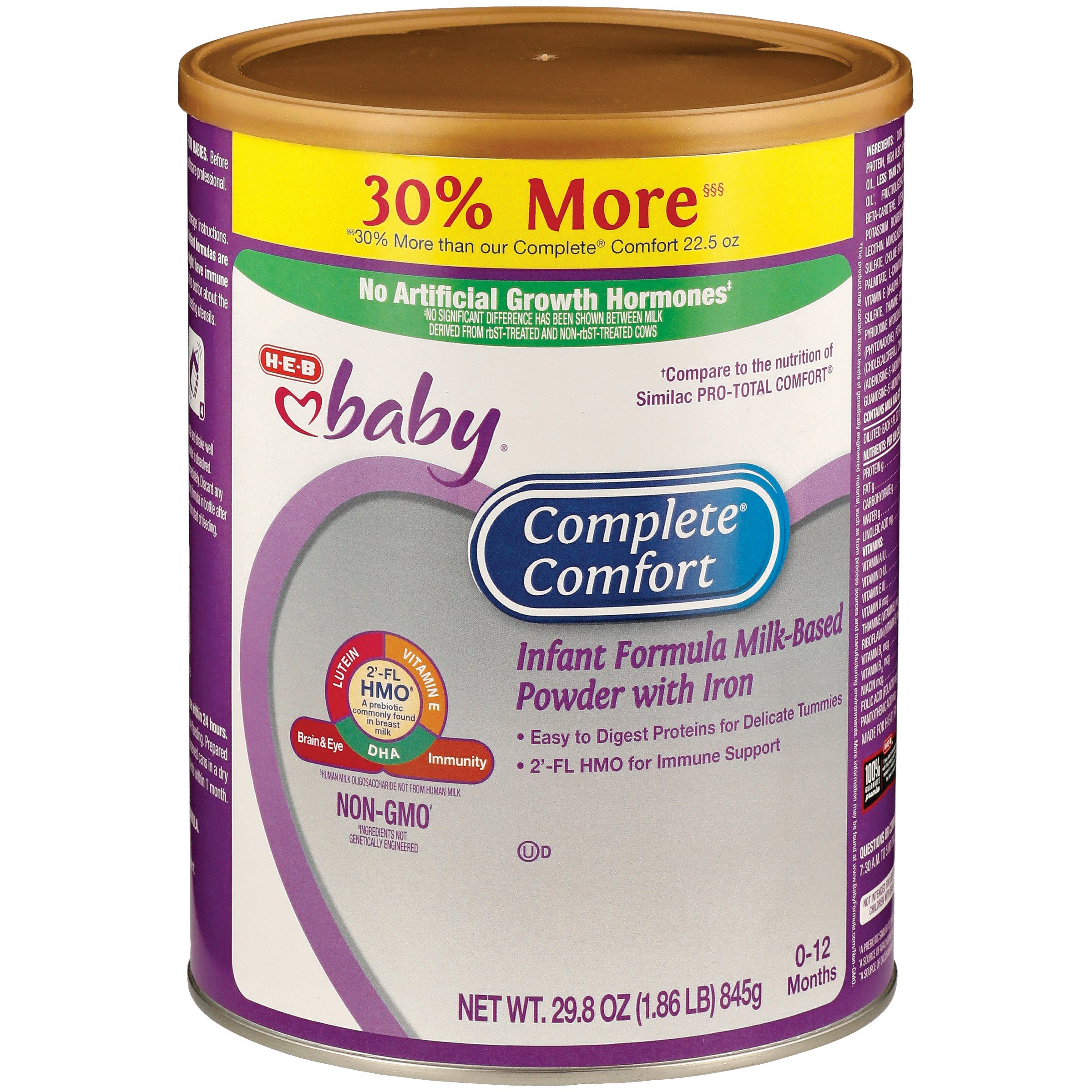 total comfort baby formula