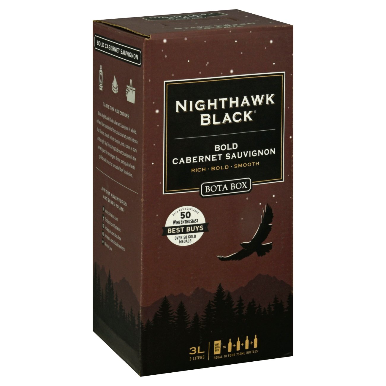 Bota Box Nighthawk Black Sauvignon Shop Wine at HEB