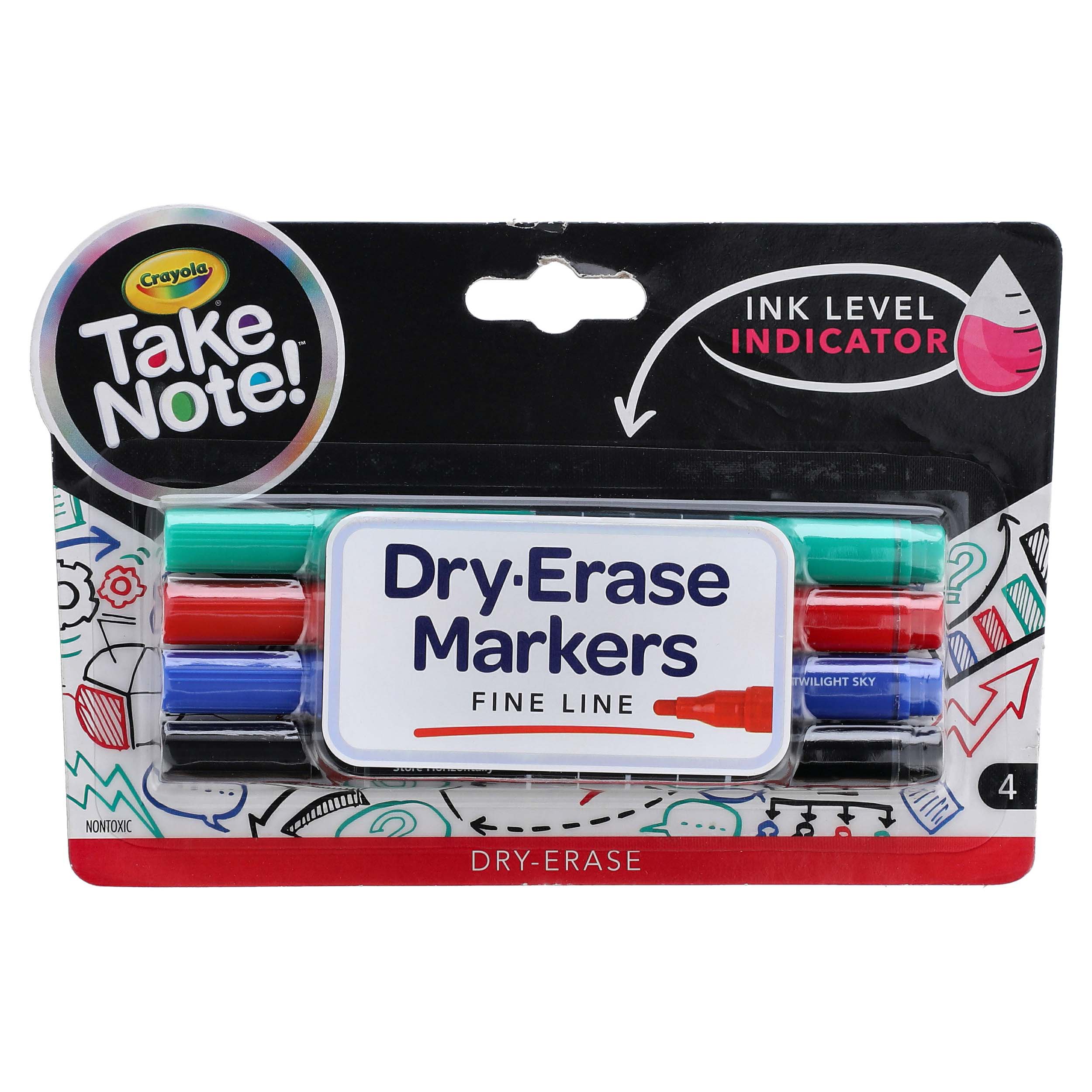 Crayola Take Note Fine Line Dry Erase Markers Shop Highlighters & Dry