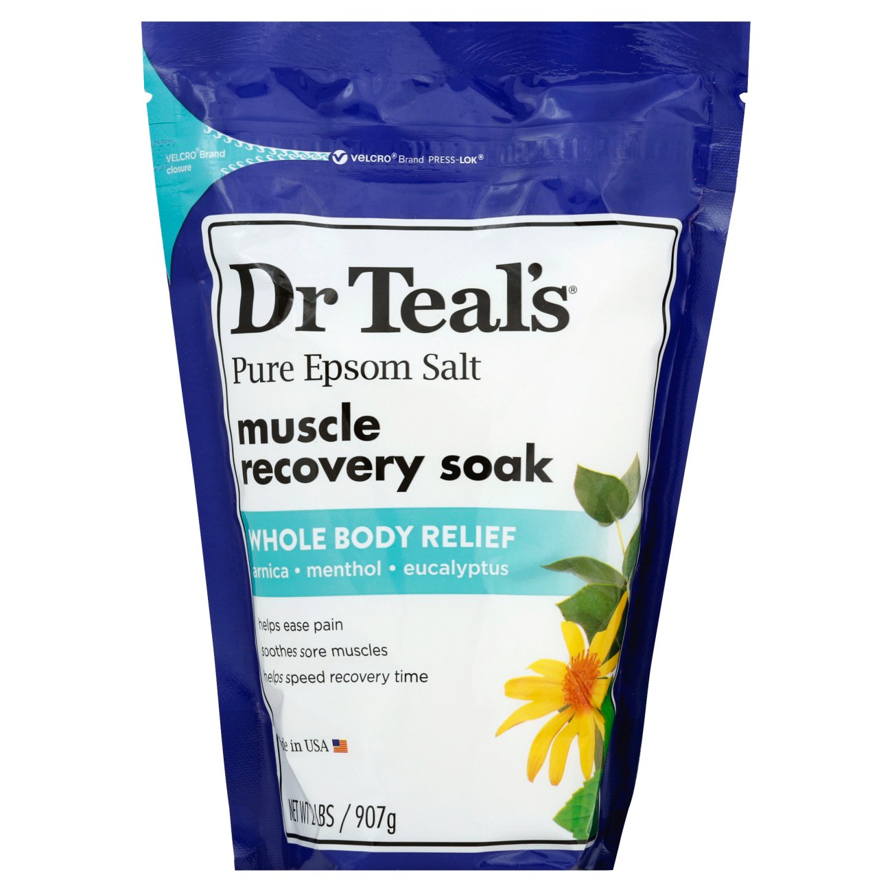 Dr Teal's Muscle Recovery Soak Pure Epsom Salt Shop Bubble Bath