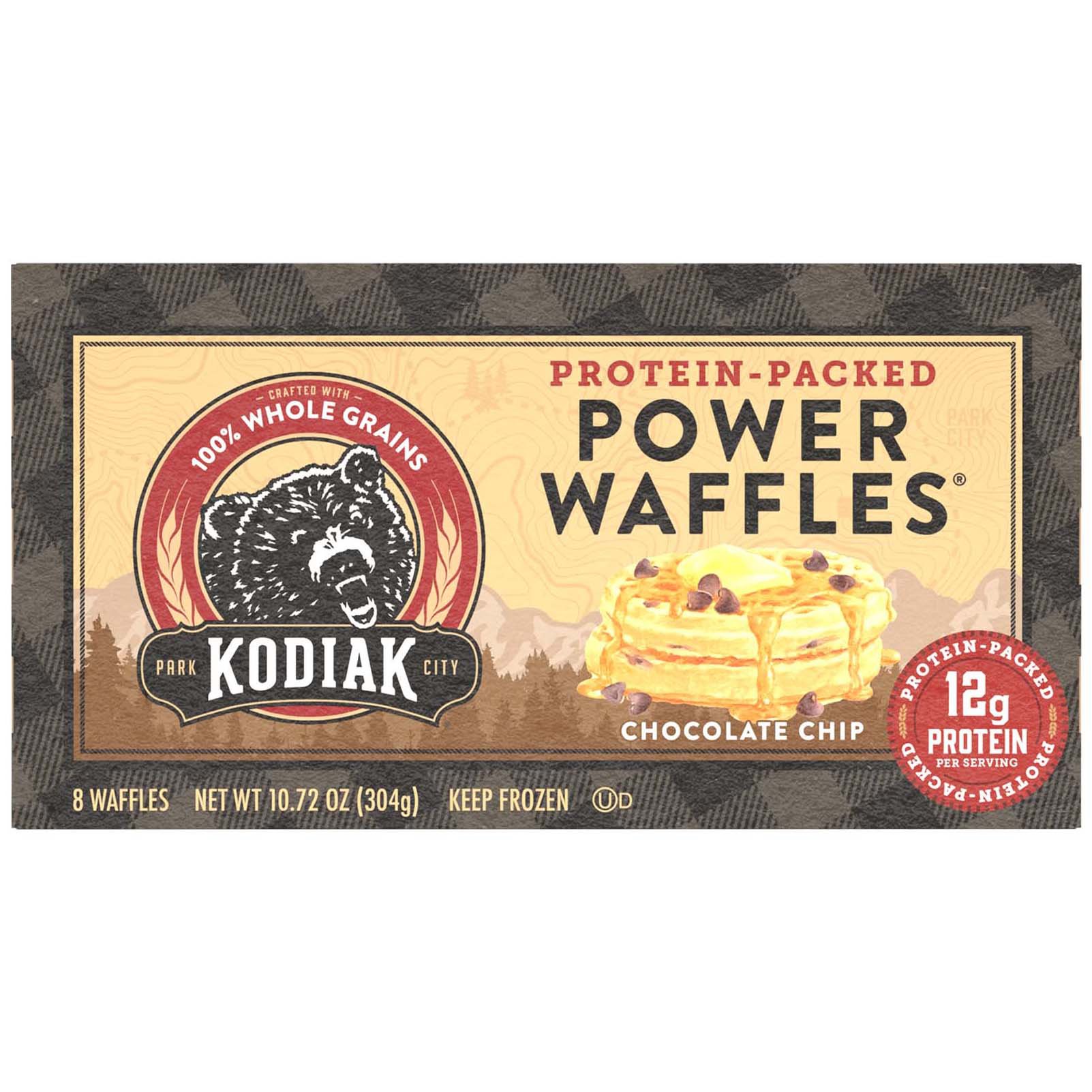 Kodiak 12g Protein Power Waffles Chocolate Chip Shop Entrees