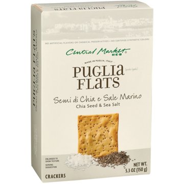 Central Market Puglia Flats - Chia Seed & Sea Salt