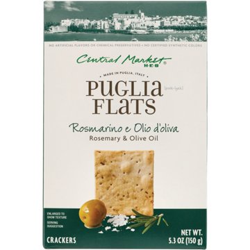 Central Market Puglia Flats - Rosemary & Olive Oil