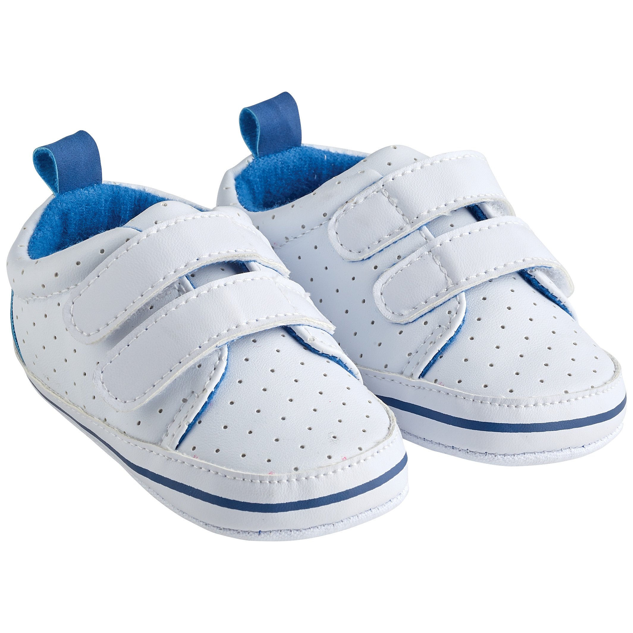 boys white velcro shoes