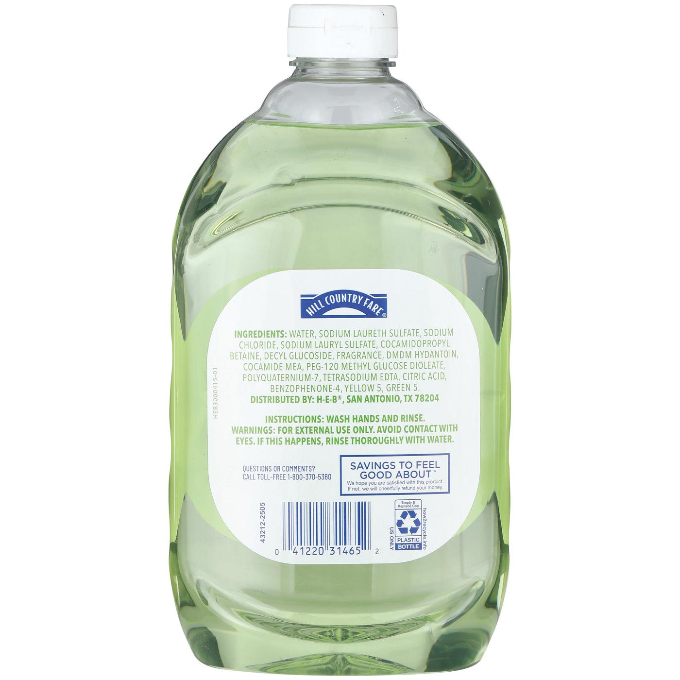 Hill Country Fare Hand Soap Refill - Cucumber Melon; image 2 of 2