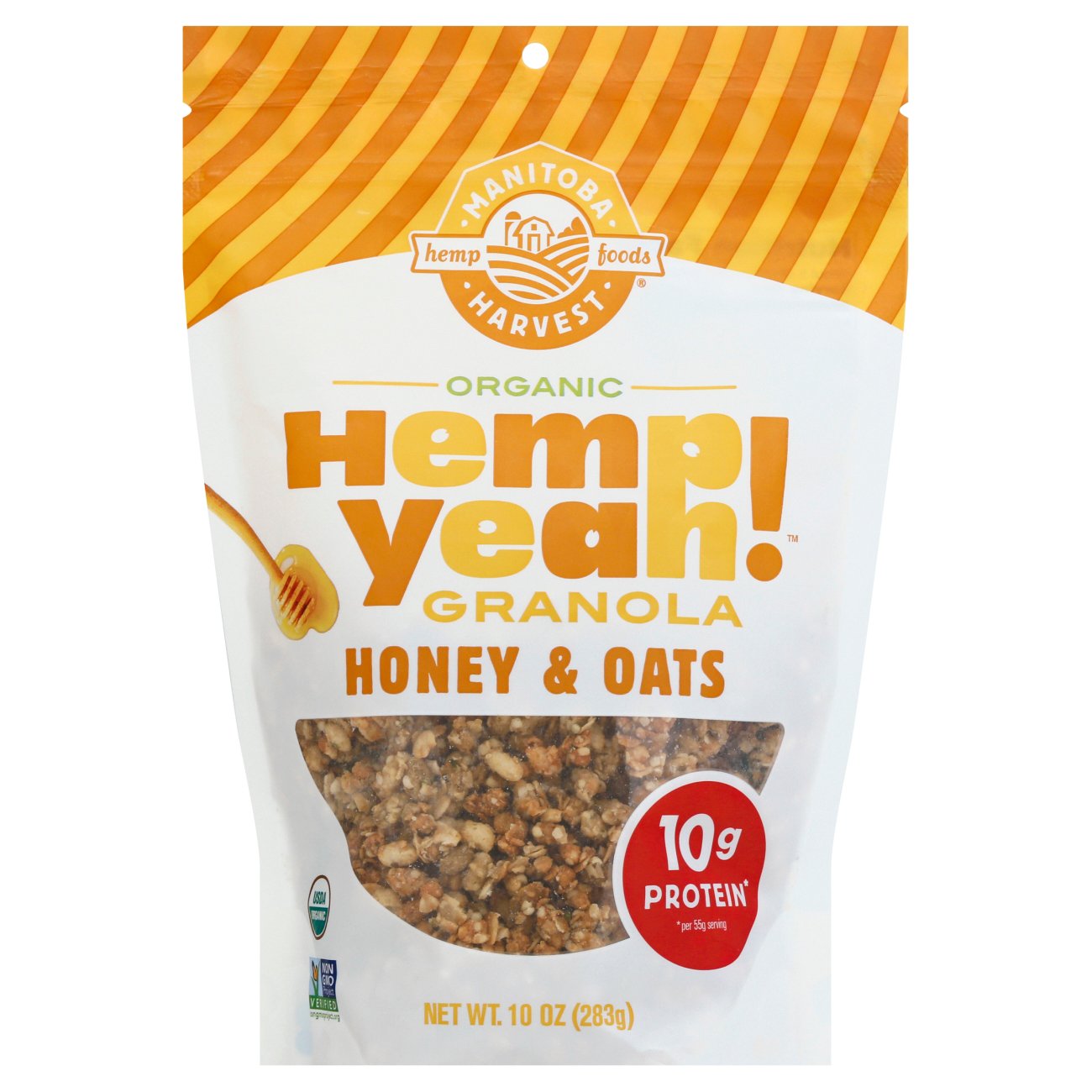 Manitoba Harvest Hemp Yeah! Honey & Oats Granola Shop Cereal at HEB