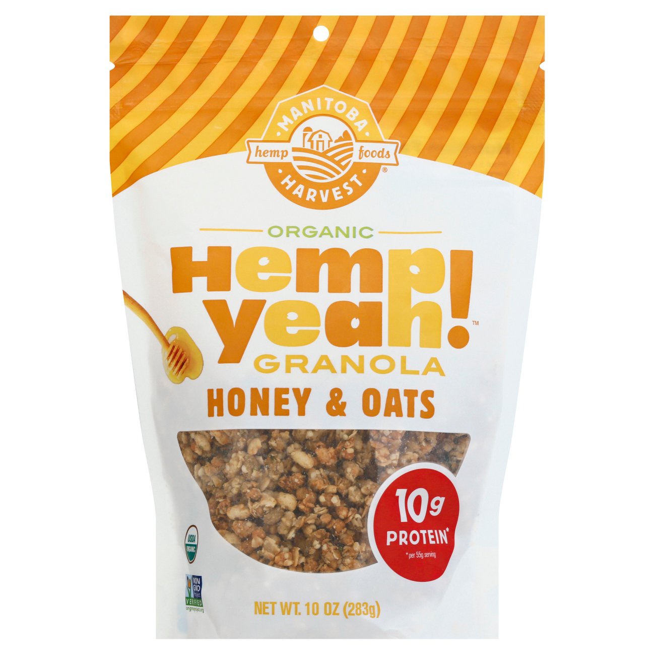 Manitoba Harvest Hemp Yeah! Honey & Oats Granola - Shop Cereal At H-E-B