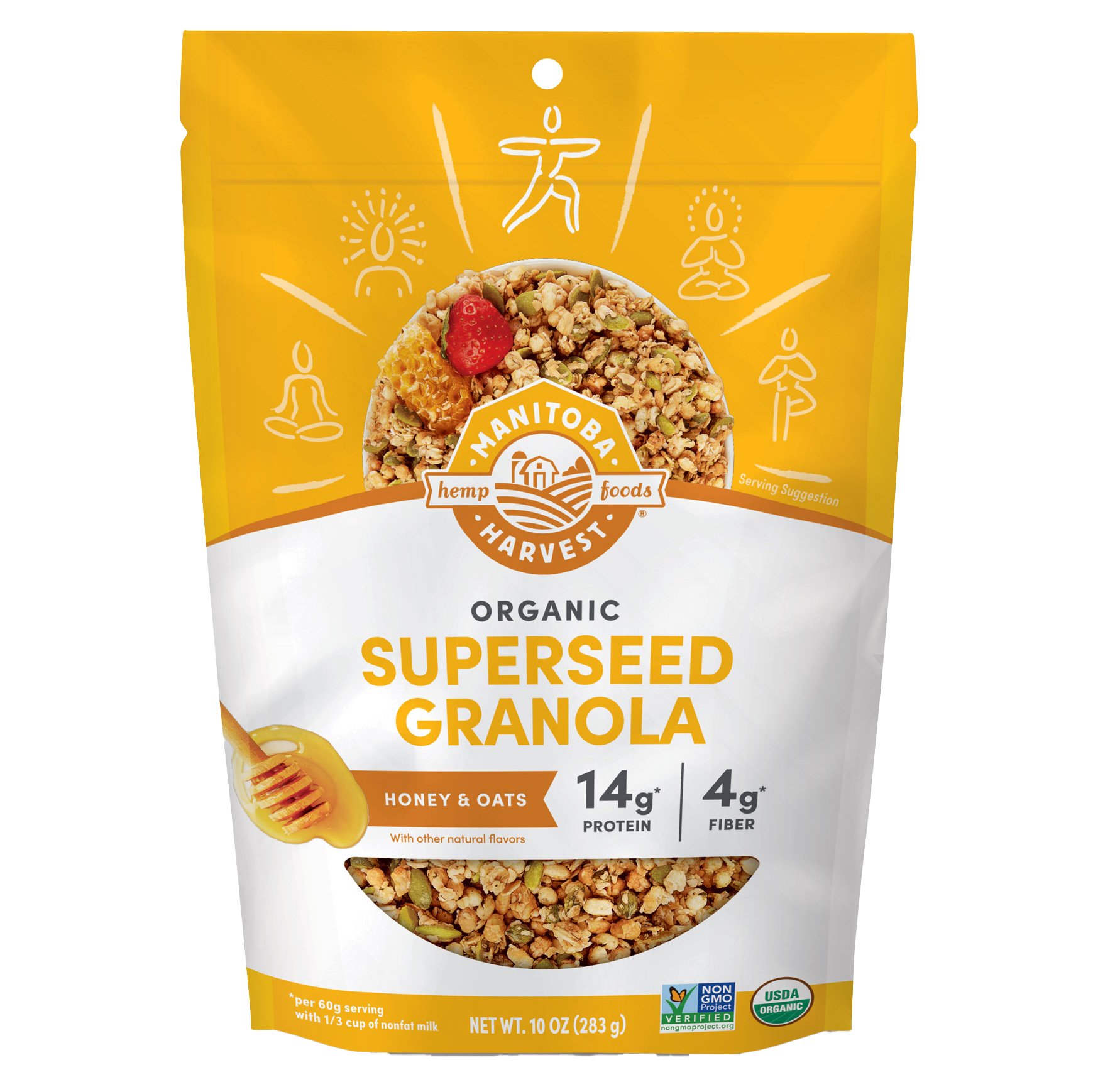 Manitoba Harvest Hemp Yeah! Granola Honey & Oats Shop Cereal at HEB