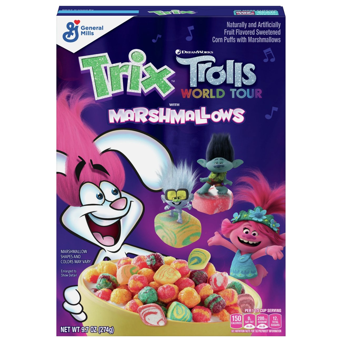 General Mills Trix Minis Cereal - Fruity Corn Puffs - Shop Cereal at H-E-B