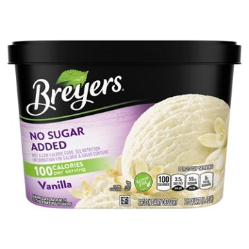 Breyers No Sugar Added Vanilla Frozen Dairy Dessert