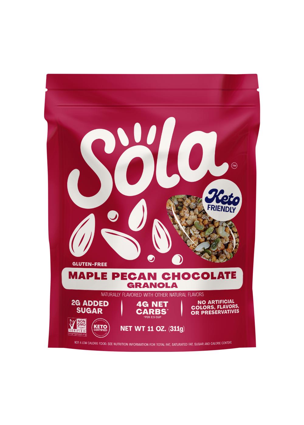 Sola 13g Protein Granola - Maple Pecan Chocolate; image 1 of 3