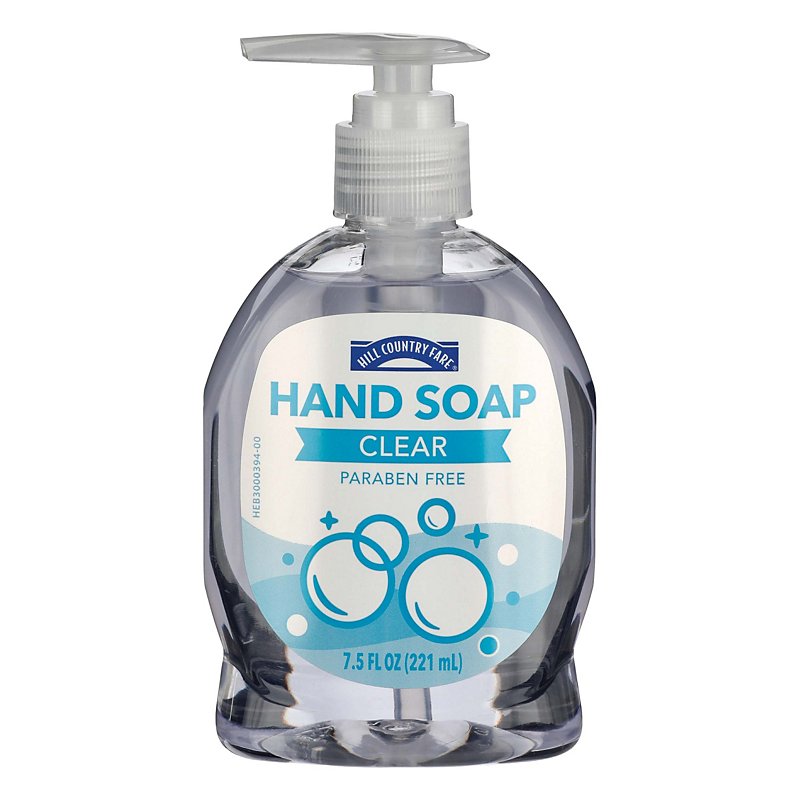 Hill Country Fare Clear Liquid Hand Soap - Shop Cleansers & Soaps at H-E-B