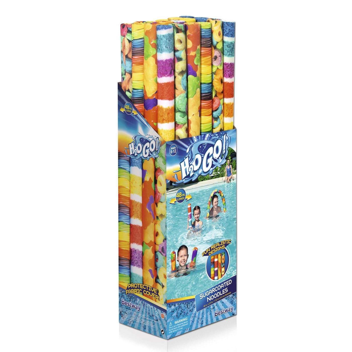 H2OGo! Fabric Cover Sugarcoated Pool Noodles, Assorted; image 3 of 3