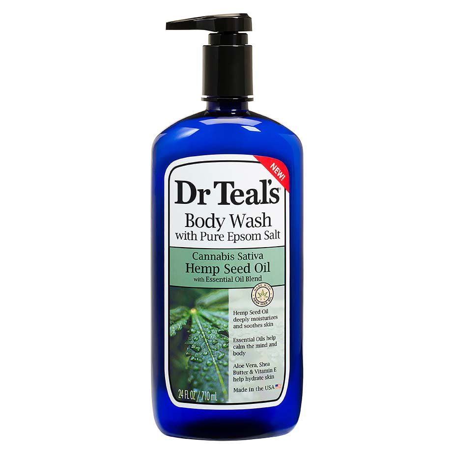 Dr Teal's Body Wash with Pure Epsom Salt and Hemp Seed Oil Shop