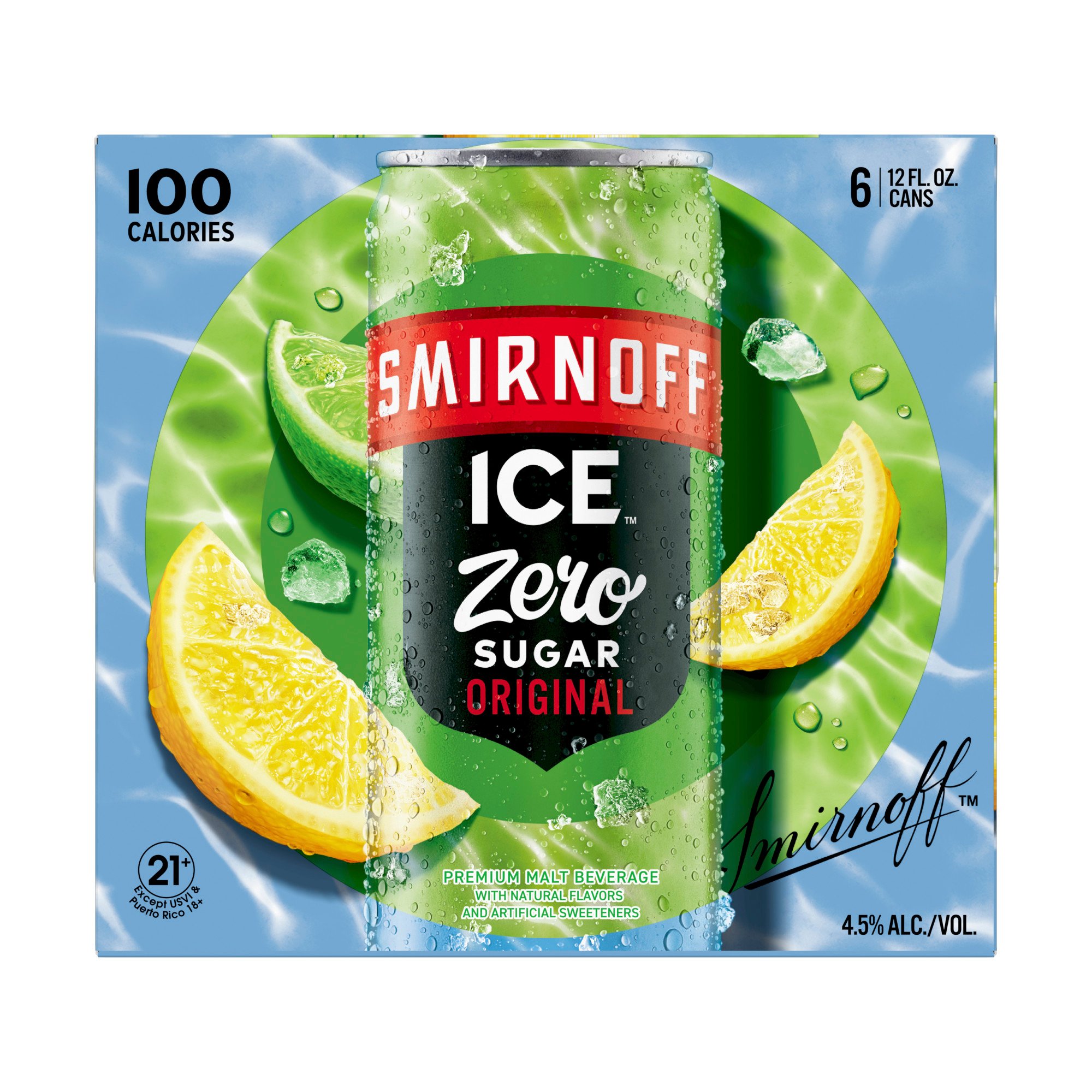 Smirnoff Ice Zero Sugar Original 11 2 Oz Bottles Shop Malt Beverages Coolers At H E B