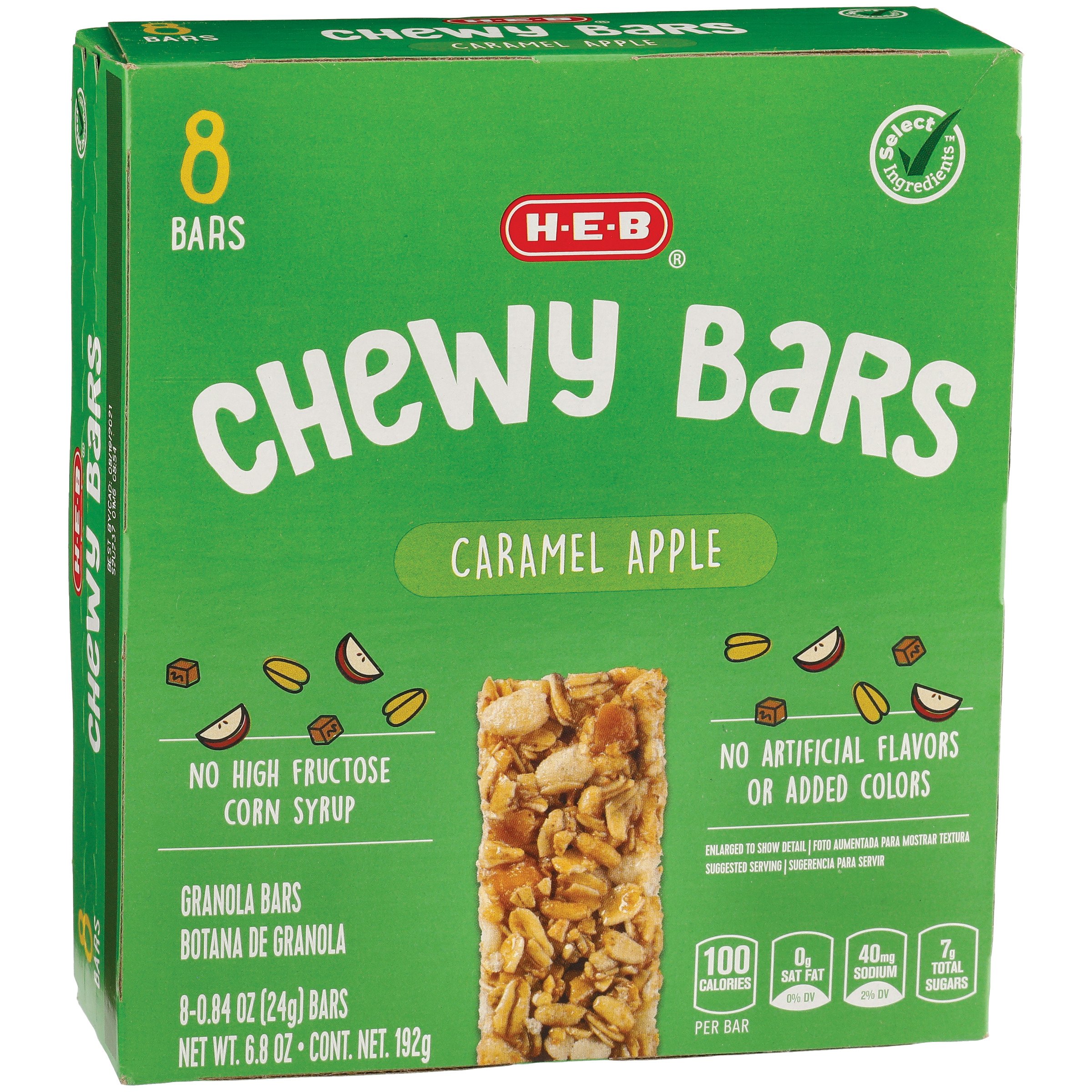 H-E-B Caramel Apple Chewy Bars - Shop Granola & Snack Bars At H-E-B