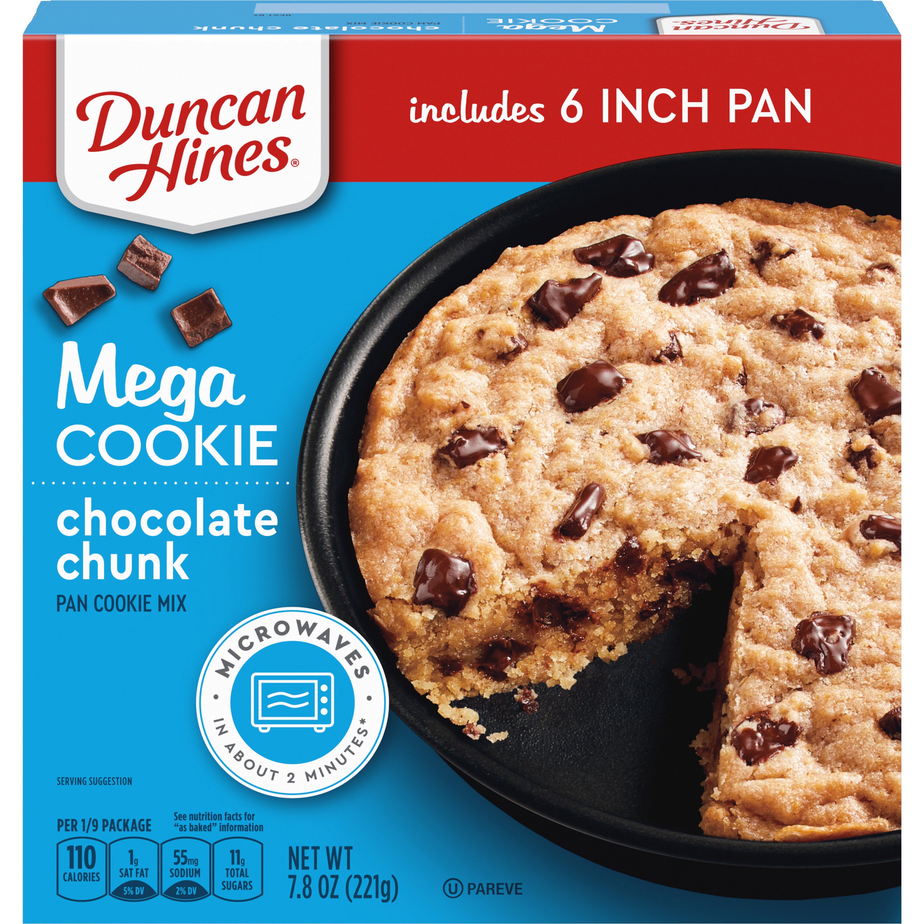 Duncan Hines Mega Cookie Chocolate Chunk Shop Baking Mixes At H E B