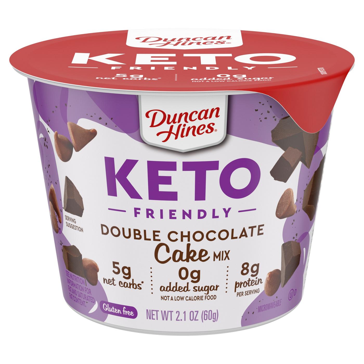 Duncan Hines Keto Friendly Double Chocolate Cake Mix; image 1 of 7