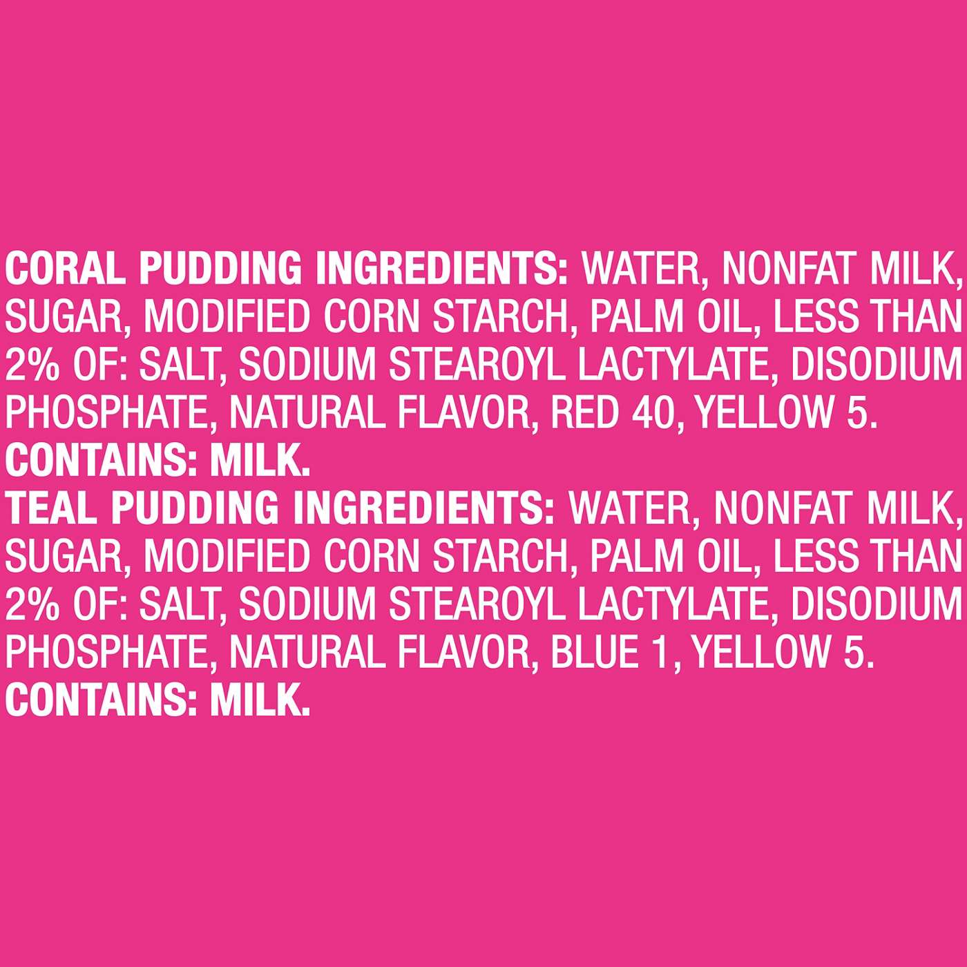 Snack Pack L.O.L Surprise Tropical Pudding Cups Shop Pudding